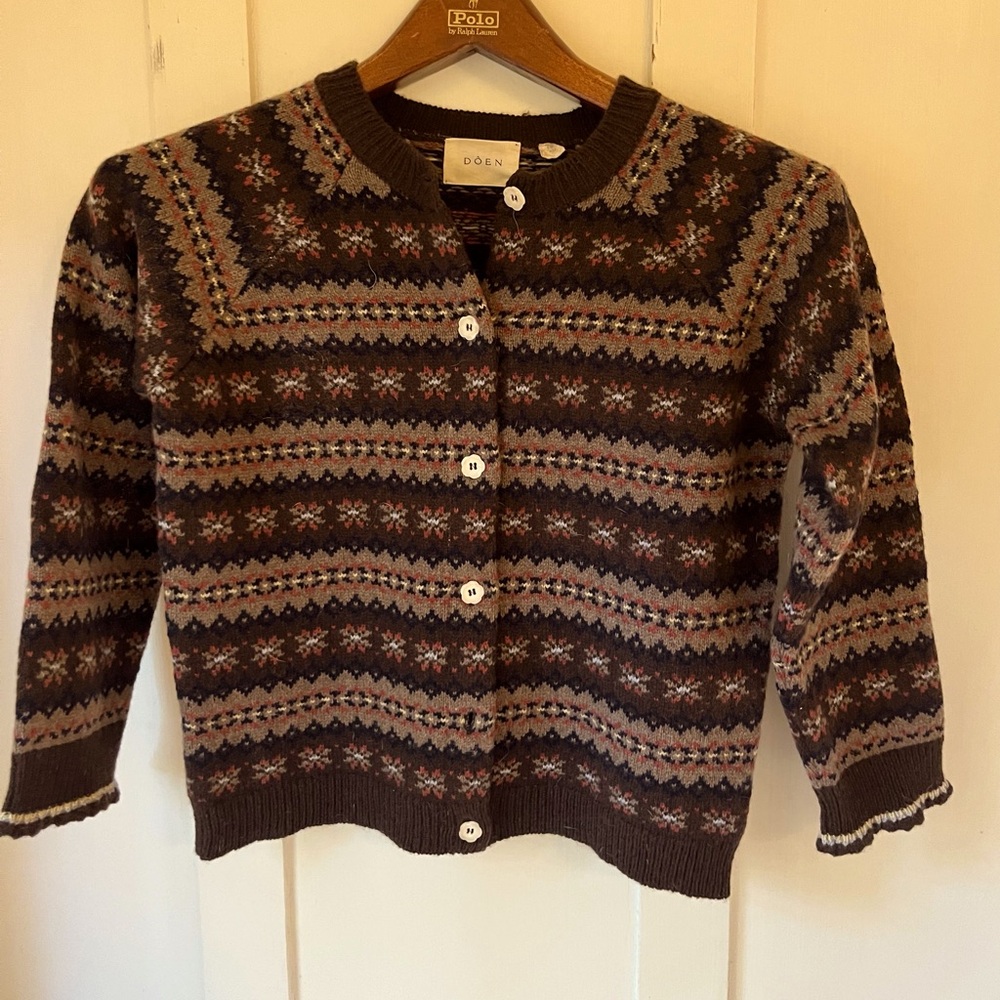 Doen Little Eldridge Fair Isle Cardigan